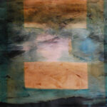 Alessandra Cerini. Finestre #5. Senza titolo (2013) - Olio su carta 100x70