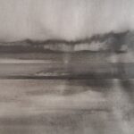 Alessandra Cerini. Horizon #4 (2020) - Grafite su carta forno