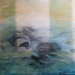 Alessandra Cerini. Paesaggi #2 Senza titolo (2013) - Olio su carta 100x70