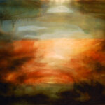 Alessandra Cerini. Paesaggi #3 (2009) Crystallizatio - Olio su tela 200x150